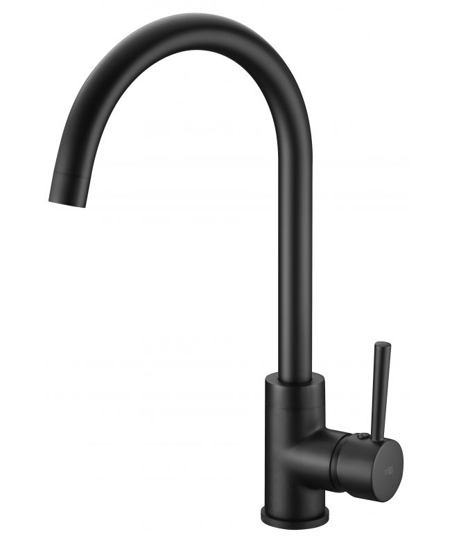 Grifo de cocina lyon negro mate [ IMEX® ]