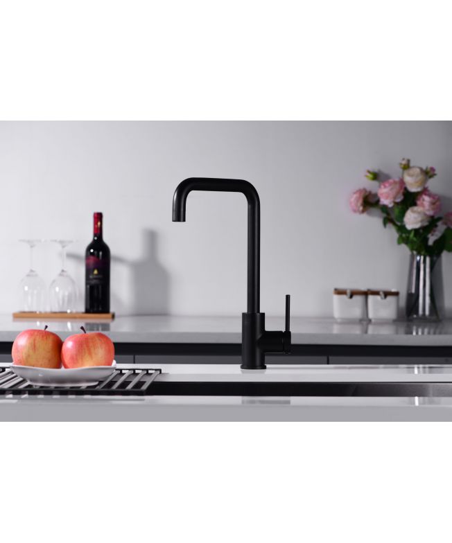 Grifo de cocina loira negro mate [ IMEX® ] (1)