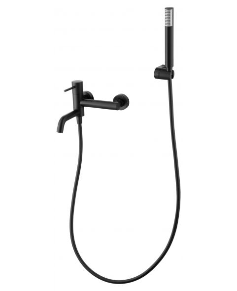 Grifo de kit baño ducha monza negro mate [ IMEX® ]