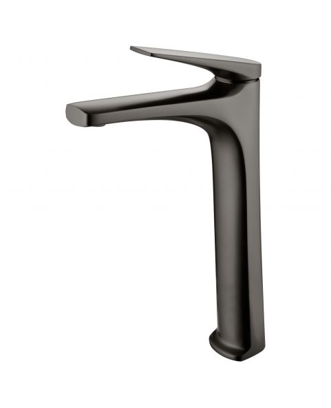 Monomando lavabo alto Delos black gun metal