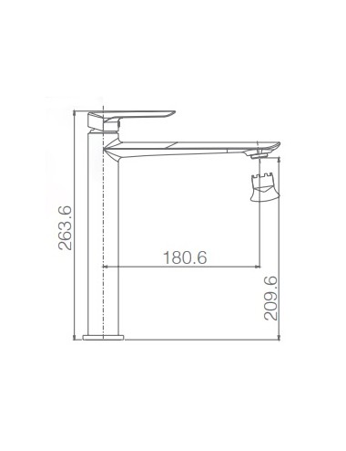 Grifo de lavabo alto Ural [ IMEX® ]