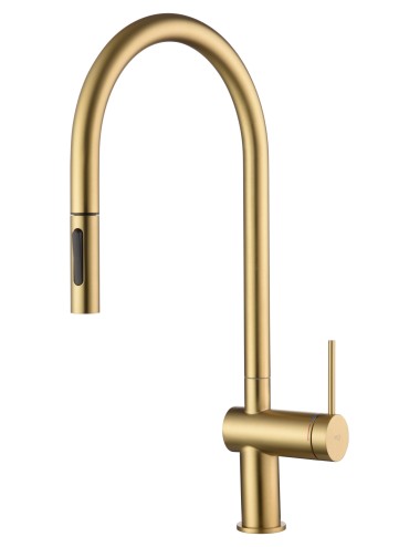 Grifo de cocina berna oro cepillado [ IMEX® ]