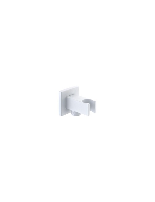 Soporte ducha cuadrado blanco [ IMEX® ]