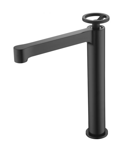 Grifo de lavabo alto Olimpo negro mate [ IMEX® ]