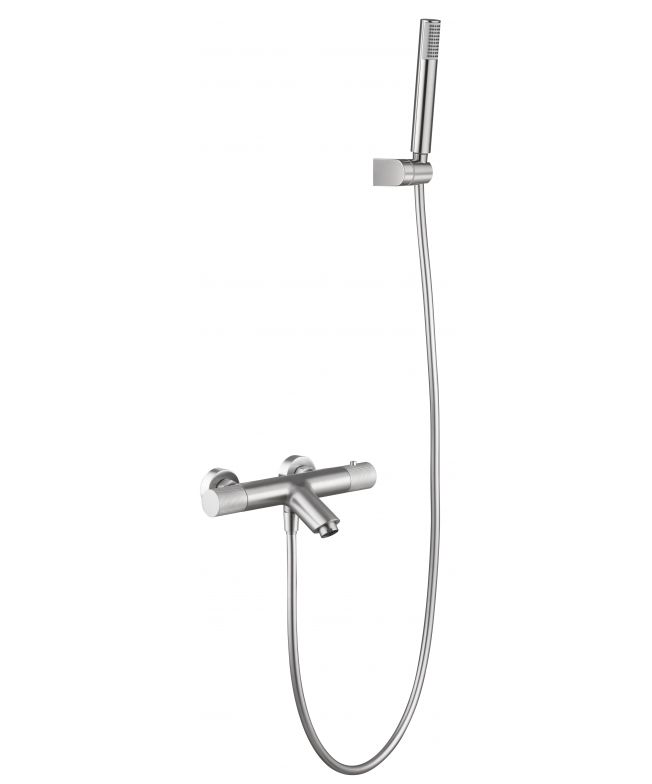 Grifo de bañera ducha termostático Line níquel [ IMEX® ]