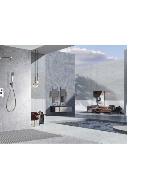 Conjunto ducha monomando empotrado Pisa