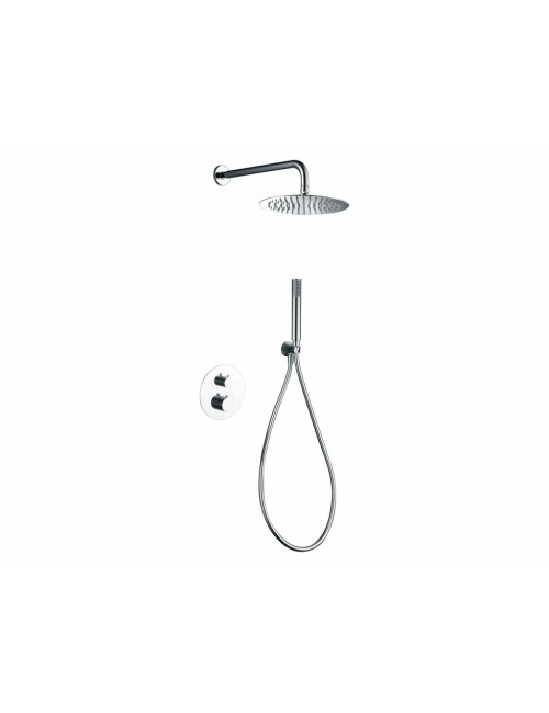 Conjunto ducha termostático empotrado Génova