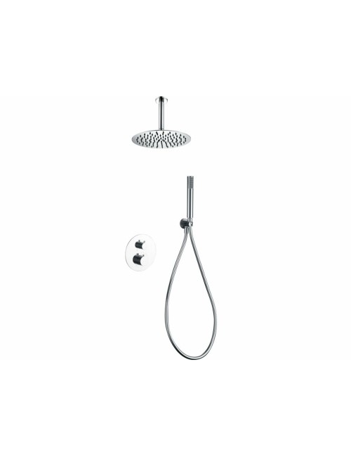 Conjunto ducha termostático empotrado Piamonte