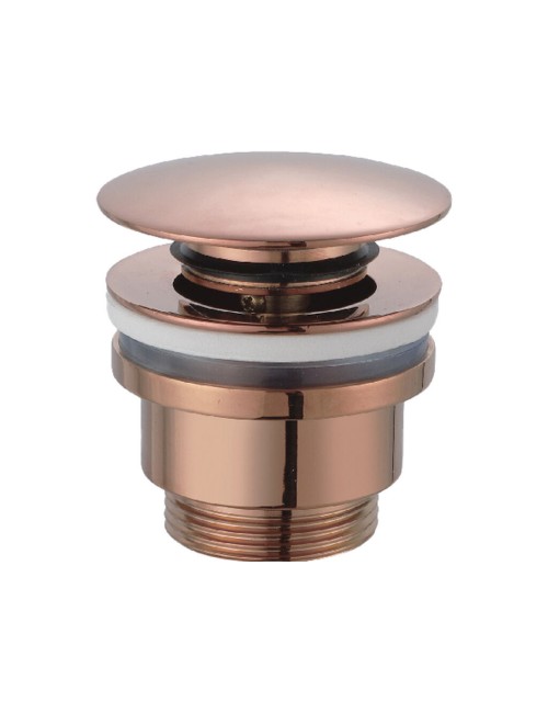Válvula click-clack PVD oro rosa cepillado