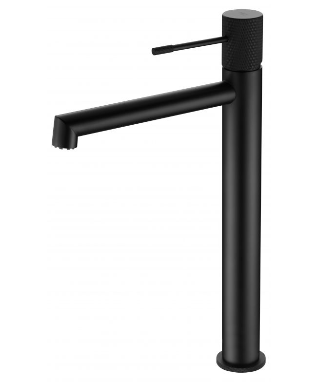 Grifo de lavabo alto Line negro mate [ IMEX® ]