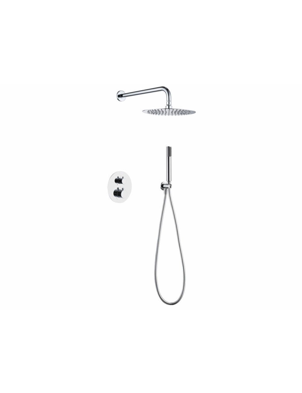 Conjunto de ducha termostático empotrado monza [ IMEX® ]