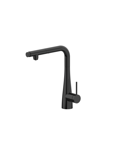 Grifo de cocina  SPLIT  para osmosis negro mate