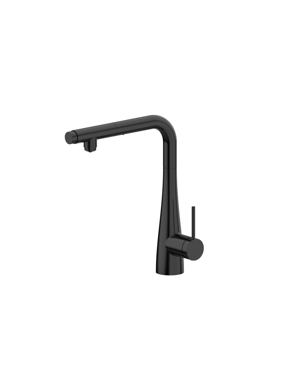 Grifo de cocina  SPLIT  para osmosis negro mate