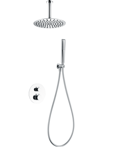 Conjunto ducha termostático empotrado Salerno