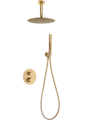 Conjunto ducha termostático empotrado Salerno