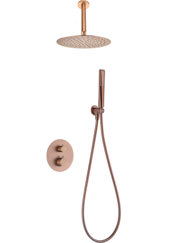 Conjunto ducha termostático empotrado Salerno