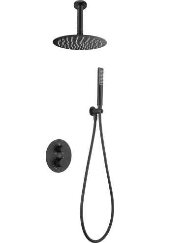 Conjunto ducha termostático empotrado Salerno