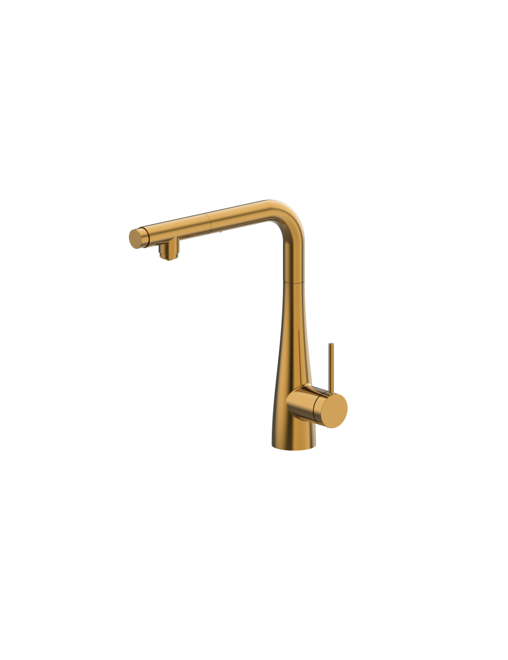 Grifo de cocina  SPLIT  para osmosis oro cepillado