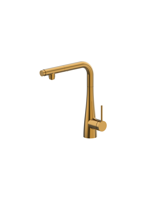 Grifo de cocina  SPLIT  para osmosis oro cepillado