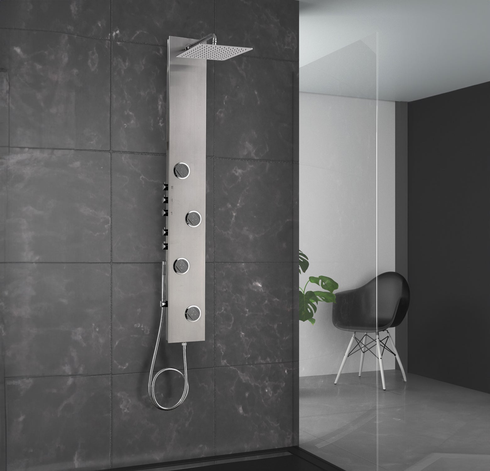 Columna Suderland 1420X180 Inox - GME [ GME® ]