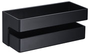 Jabonera frontal de PVC color negro [ IMEX® ]
