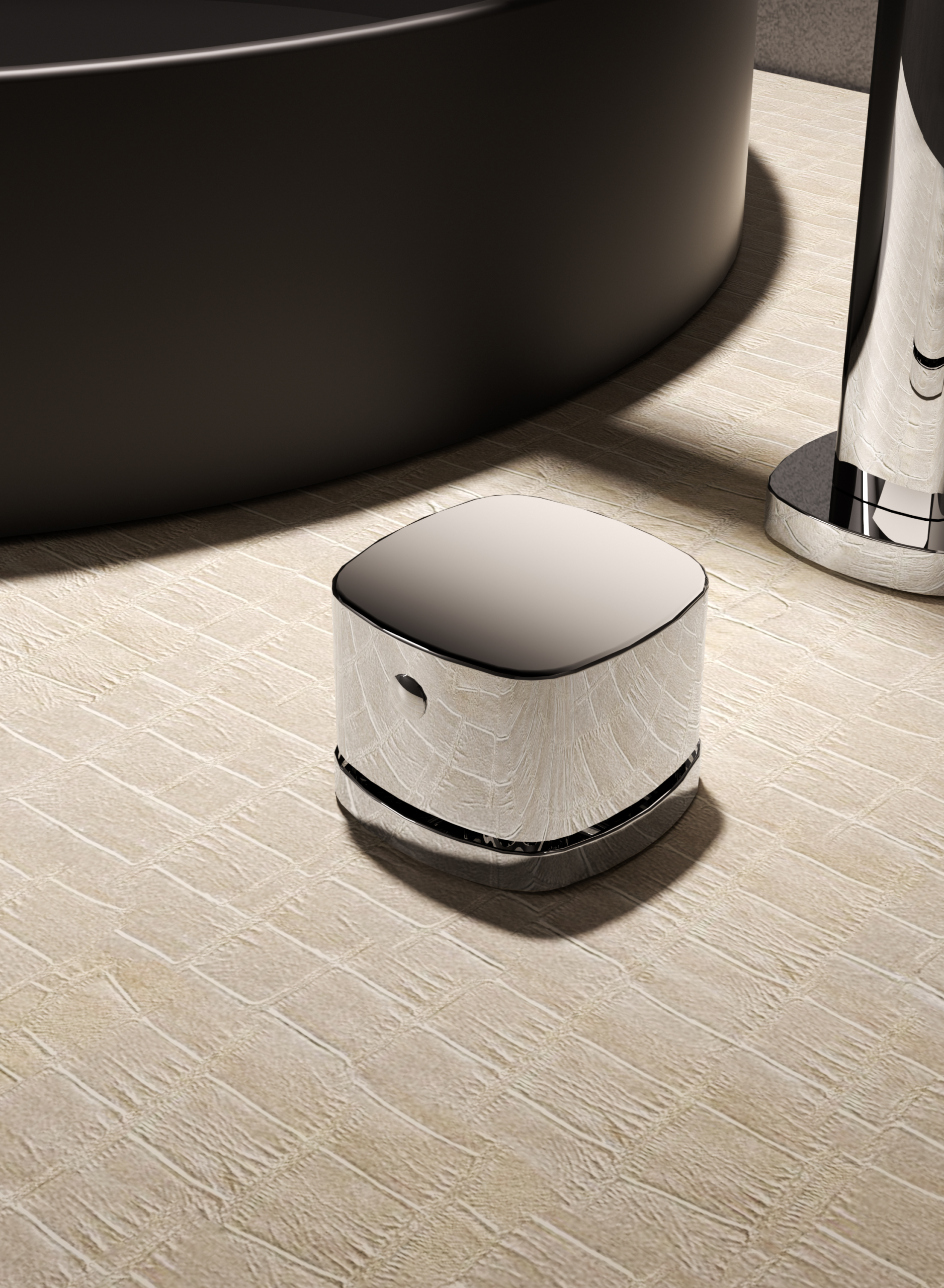 Lavabo bimando sobrencimera caño alto Toscana [ IMEX® ]