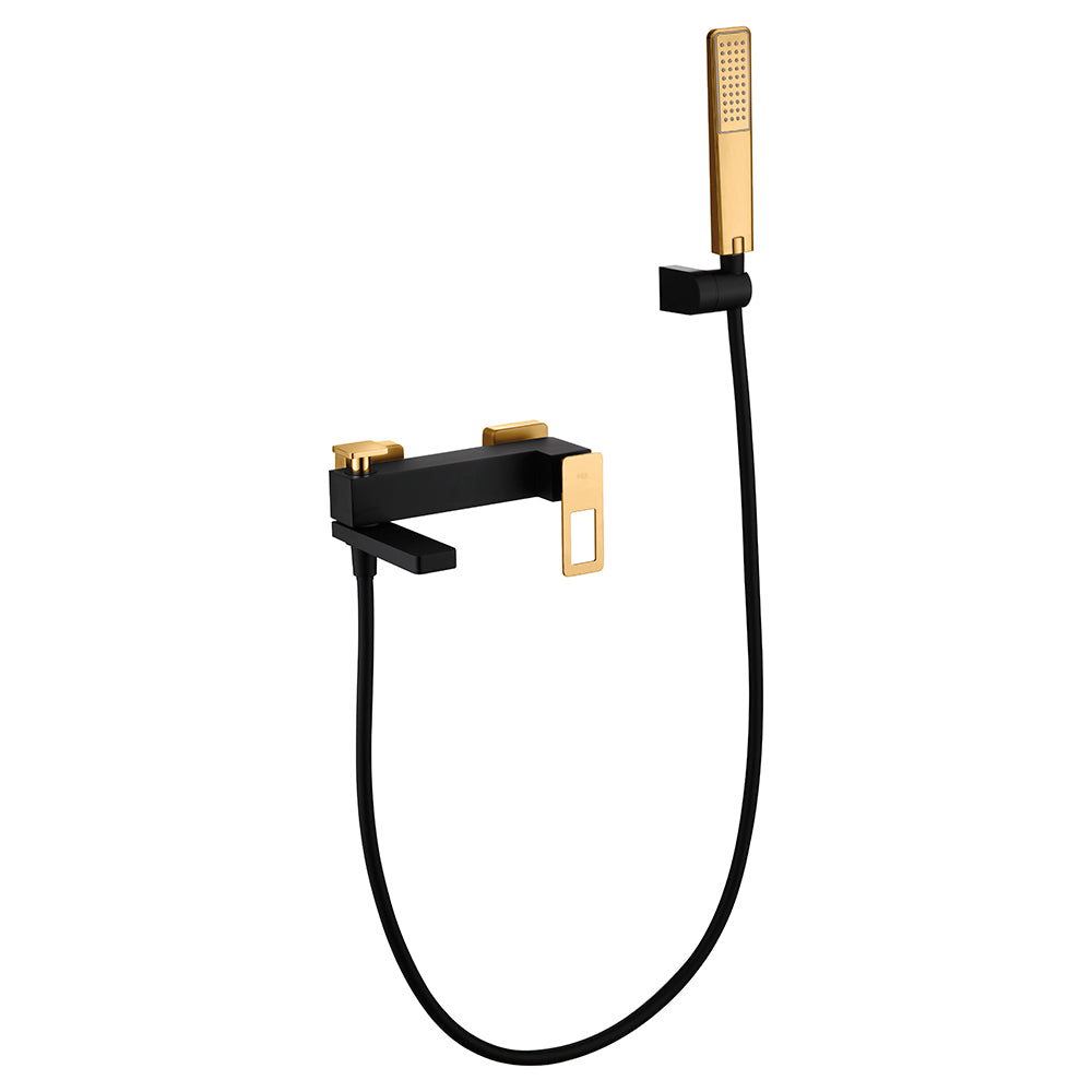 Grifo de bañera/ducha Suecia negro oro [ IMEX® ]
