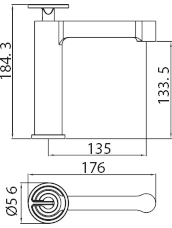 Grifo de lavabo Olimpo [ IMEX® ]