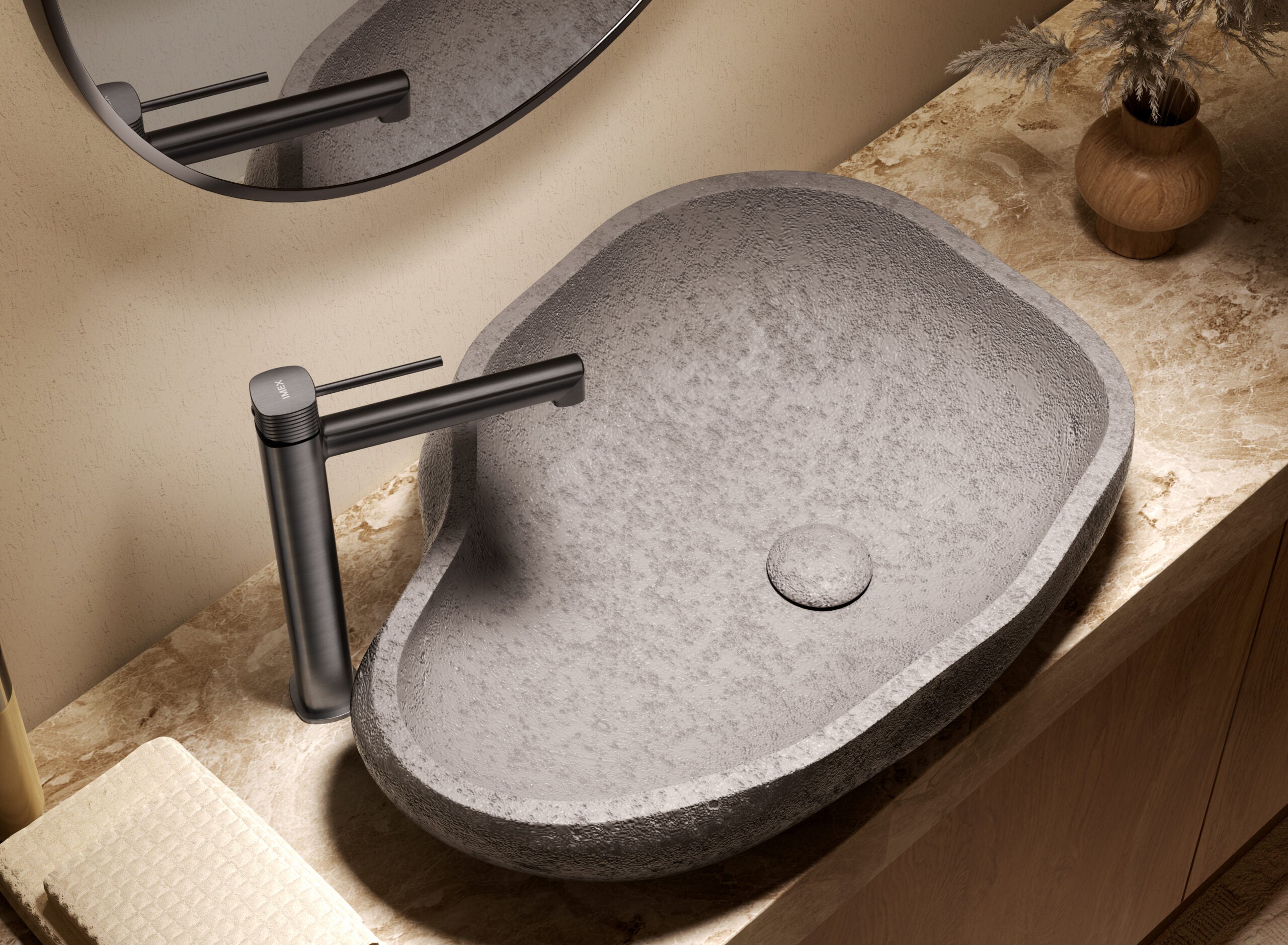 Monomando lavabo alto Firenze [ IMEX® ]