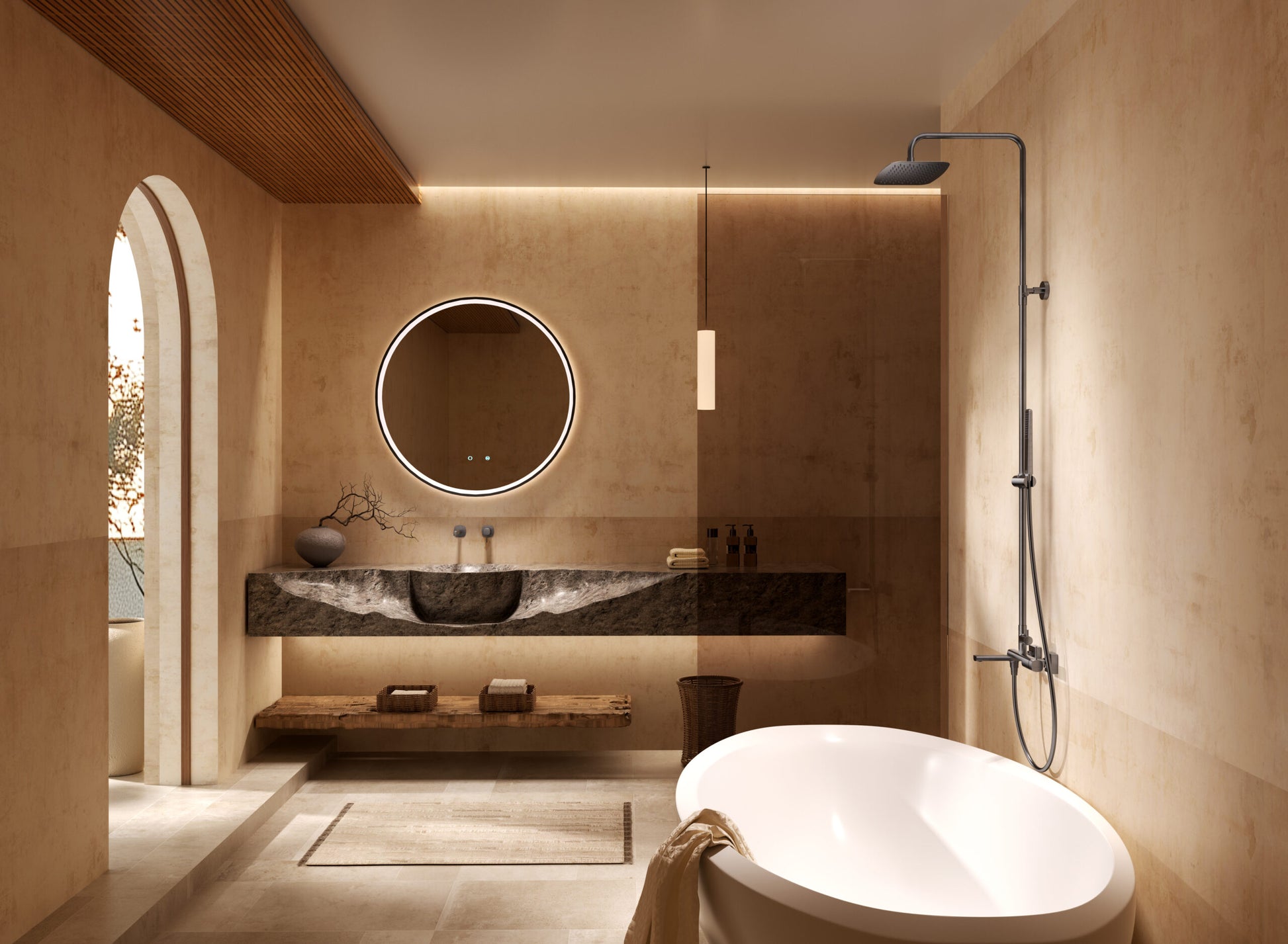 Conjunto bañera monomando Firenze [ IMEX® ]