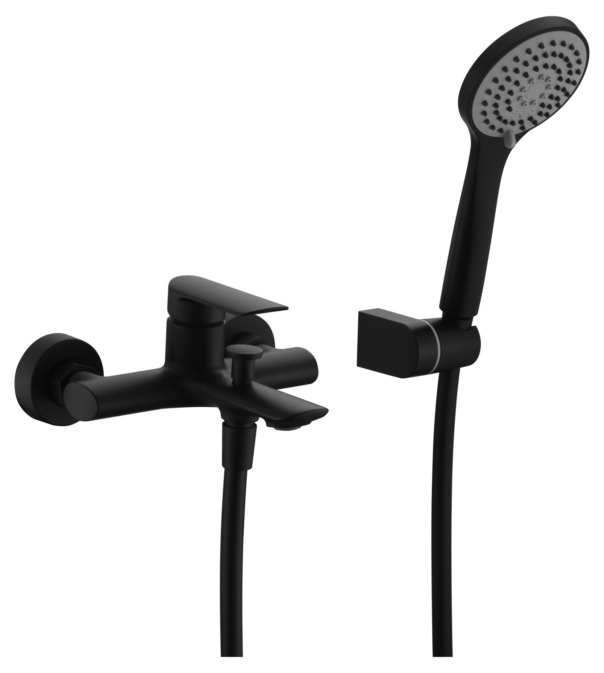 Grifo de bañera/ducha Ural negro mate [ IMEX® ]