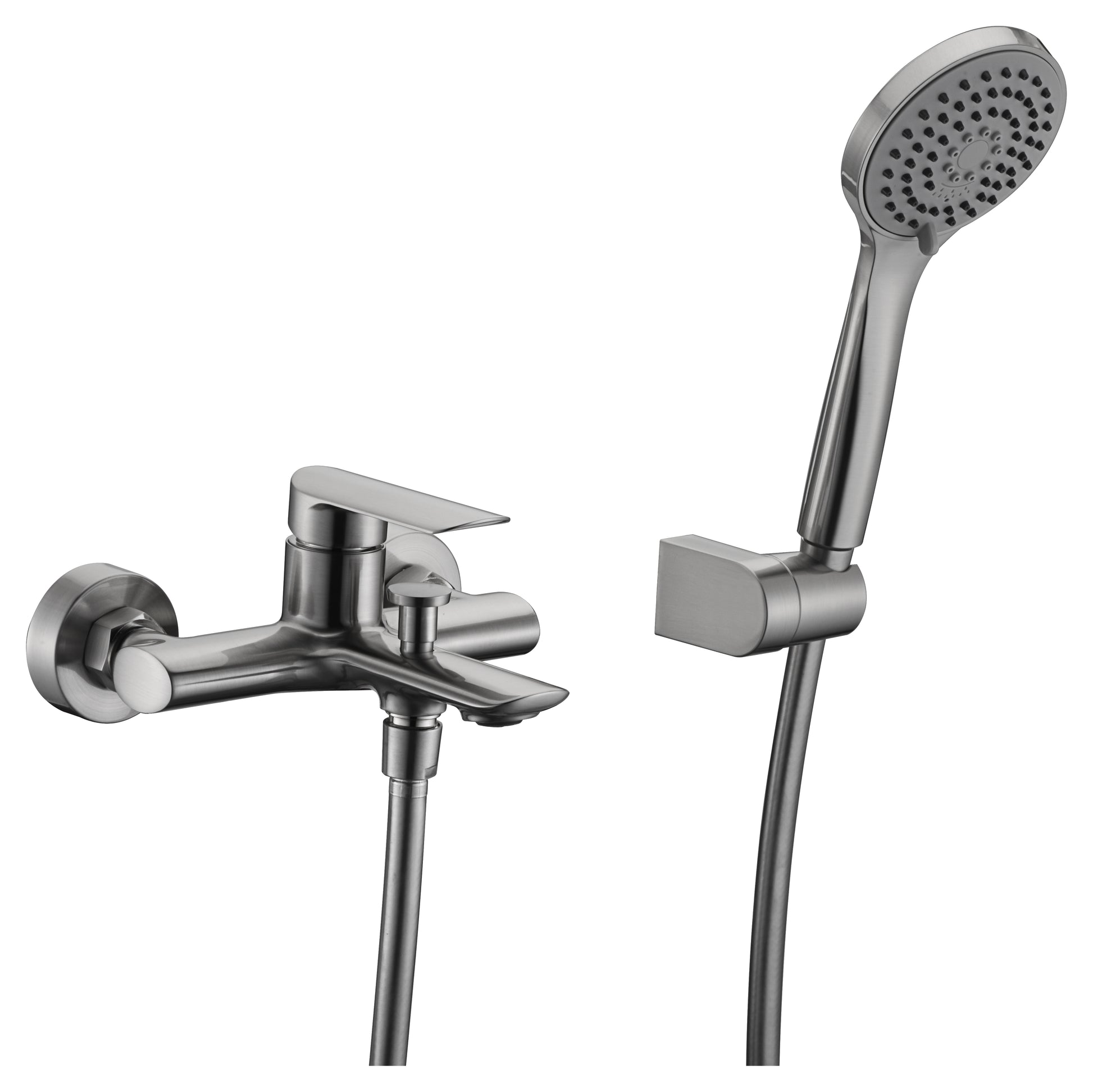 Grifo de bañera/ducha Ural níquel cepillado [ IMEX® ]