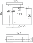 Monomando lavabo Pisa [ IMEX® ]