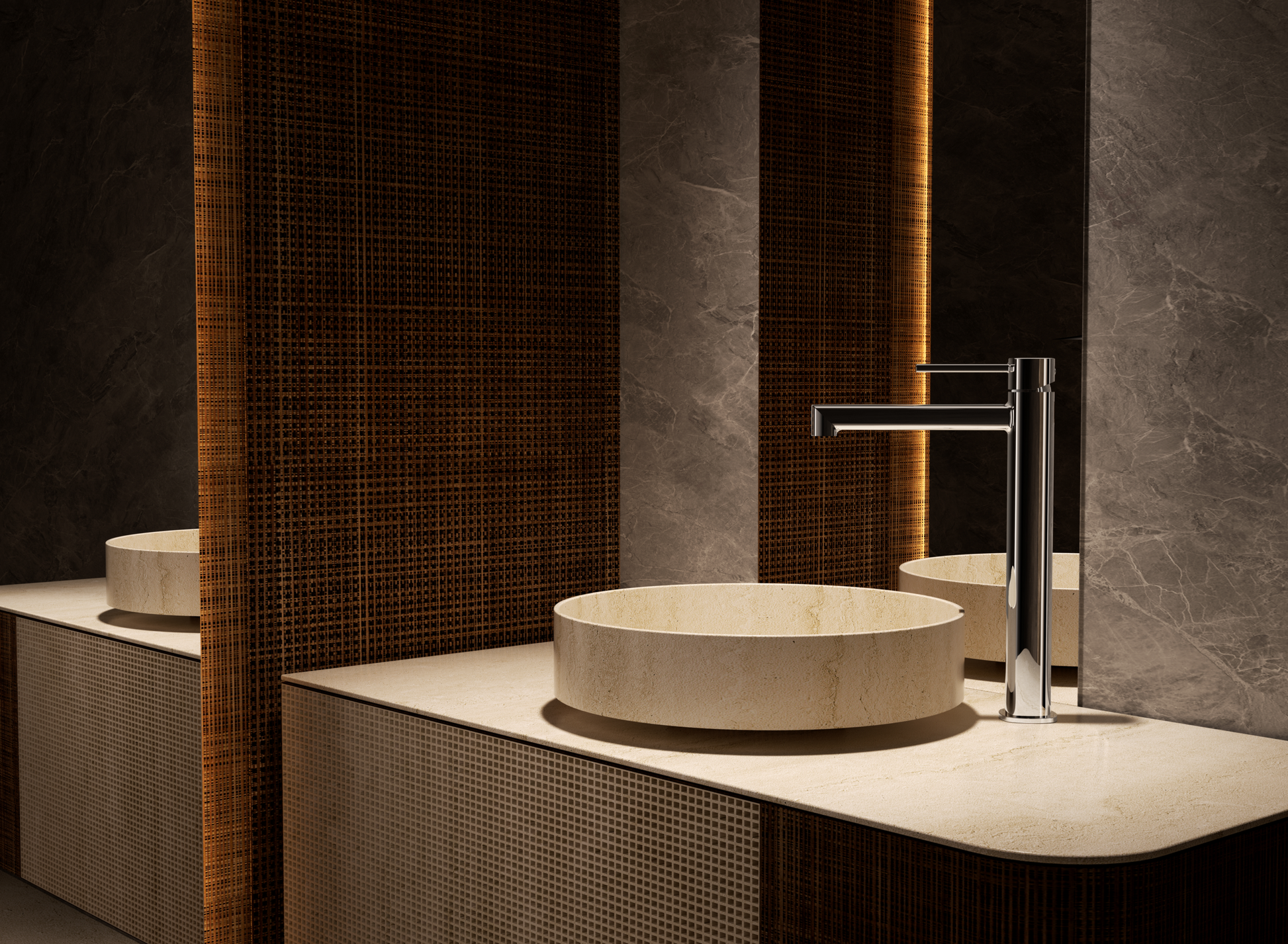 Monomando lavabo alto Toscana [ IMEX® ]