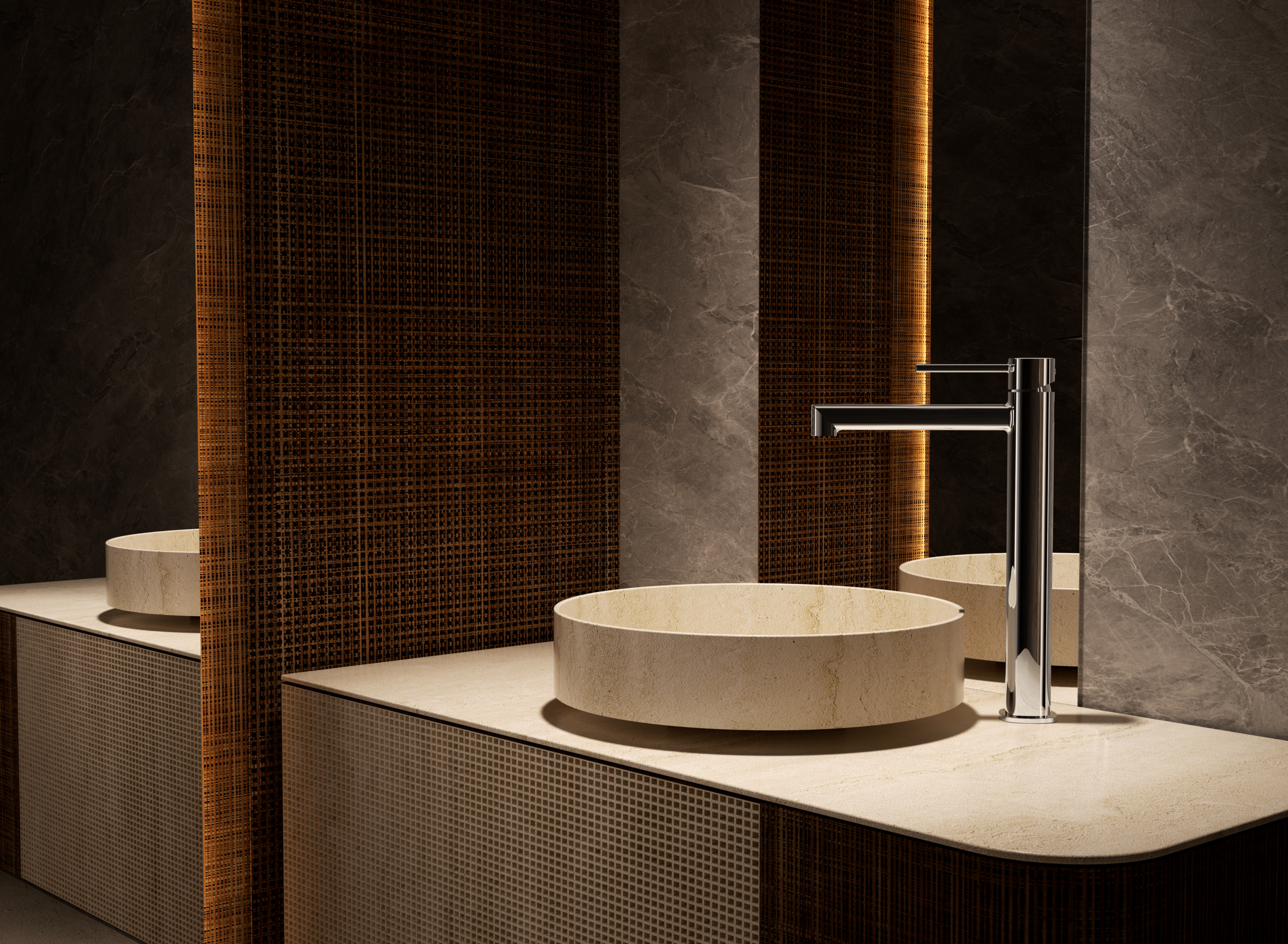 Monomando lavabo alto Toscana [ IMEX® ]