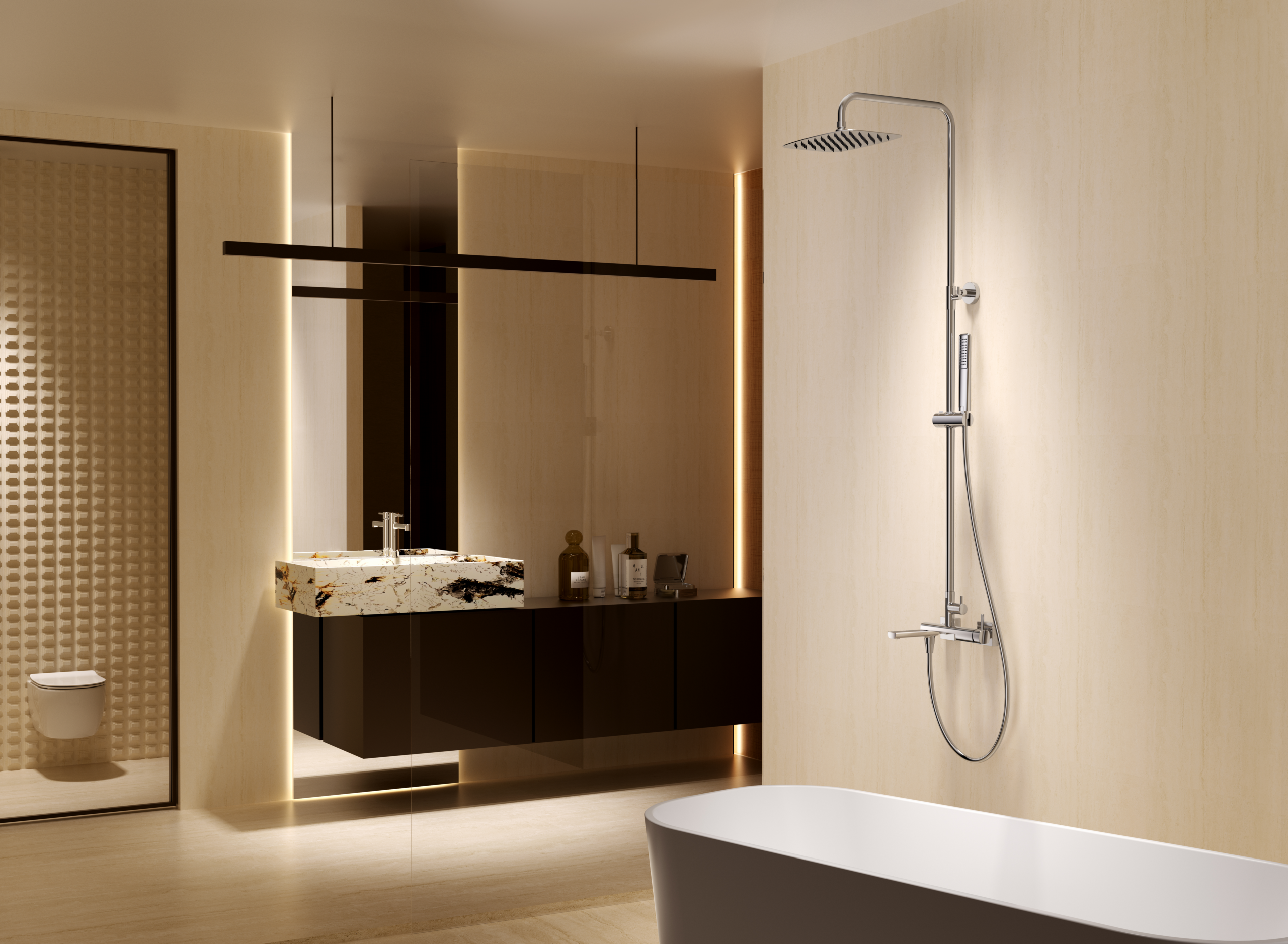 Conjunto bañera monomando Toscana [ IMEX® ]