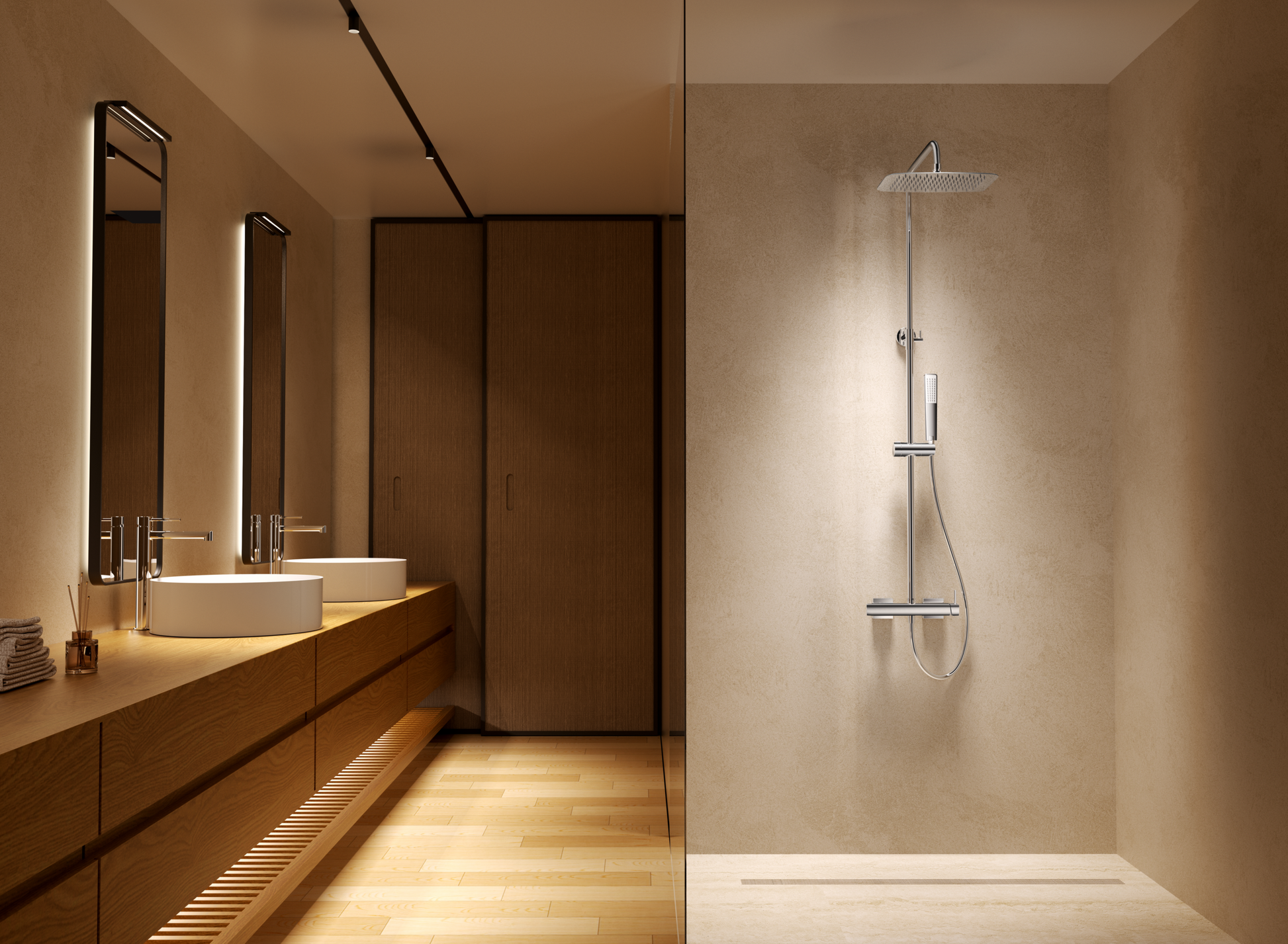 Conjunto ducha monomando Toscana [ IMEX® ]