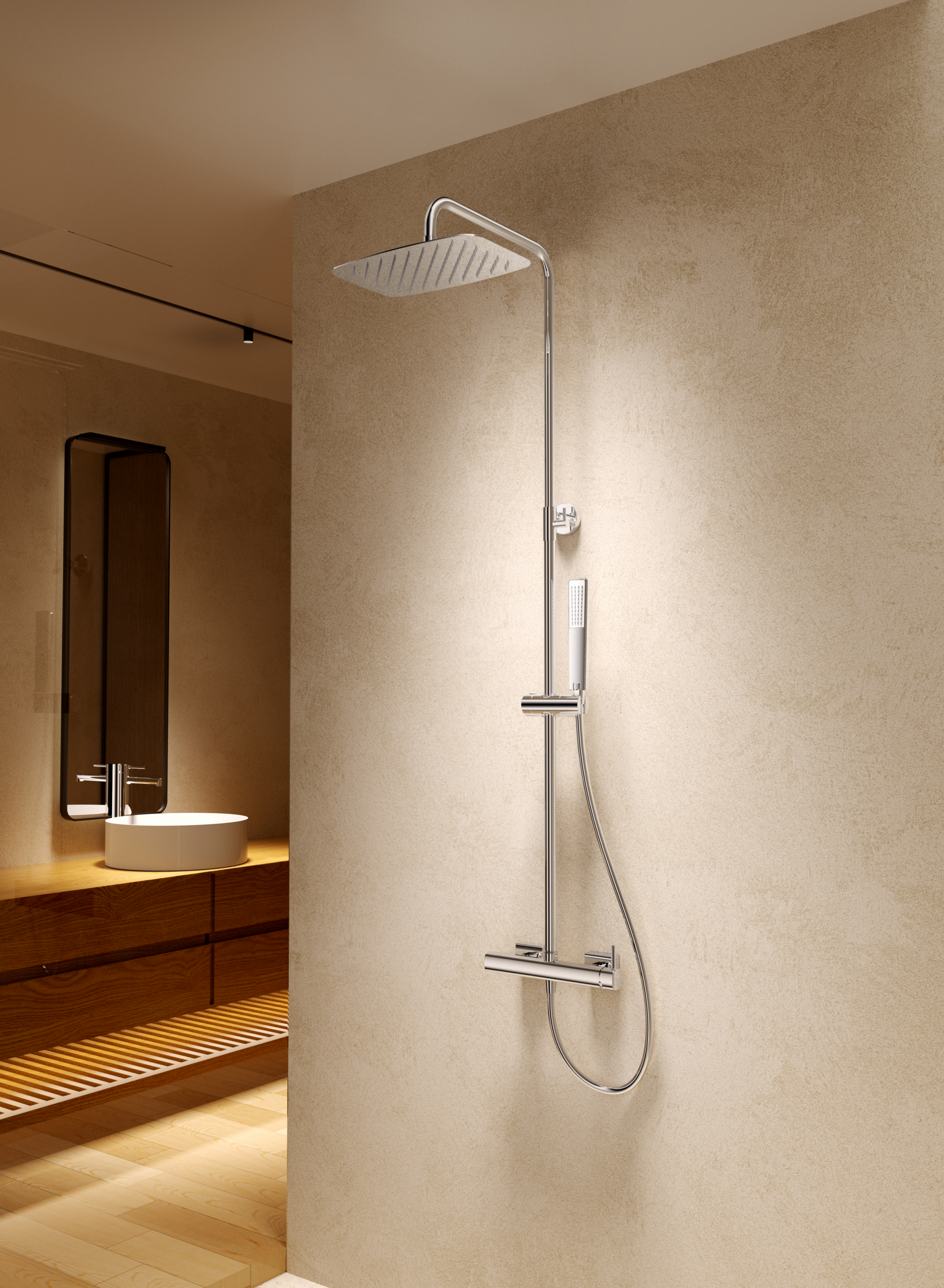 Conjunto ducha monomando Toscana [ IMEX® ]