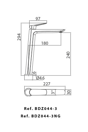 Grifo de lavabo alto Bélgica [ IMEX® ]