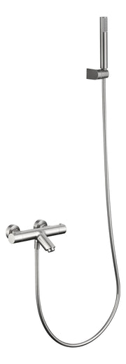 Mezclador termostático combinado ducha bañera latón cromado