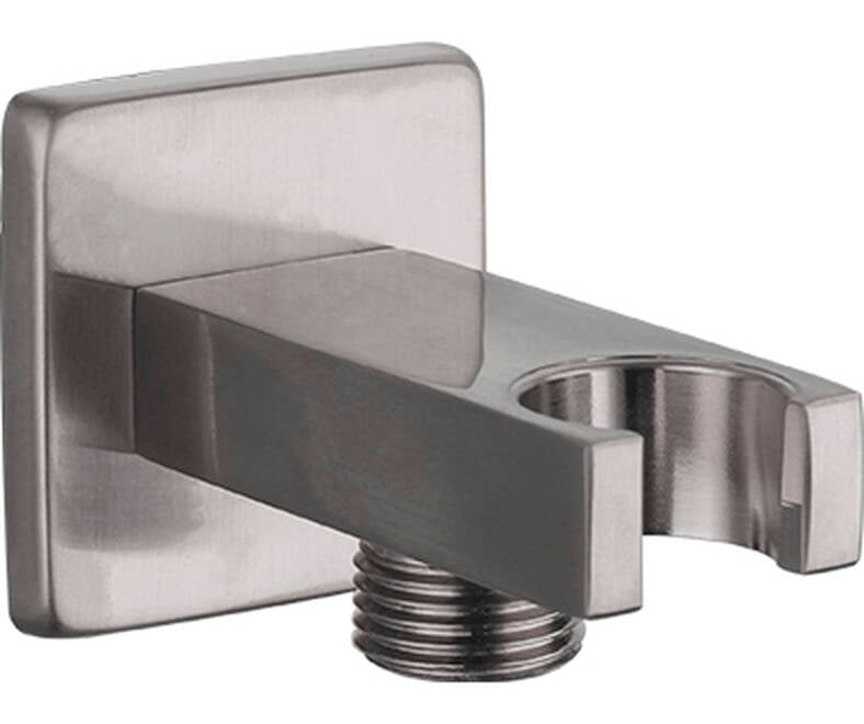 Soporte Pared Ducha Cuadrado Titanio - GME [ GME® ]