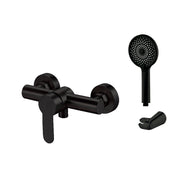 Grupo Ducha Iony Negro Acero Con Kit - GME [ GME® ]