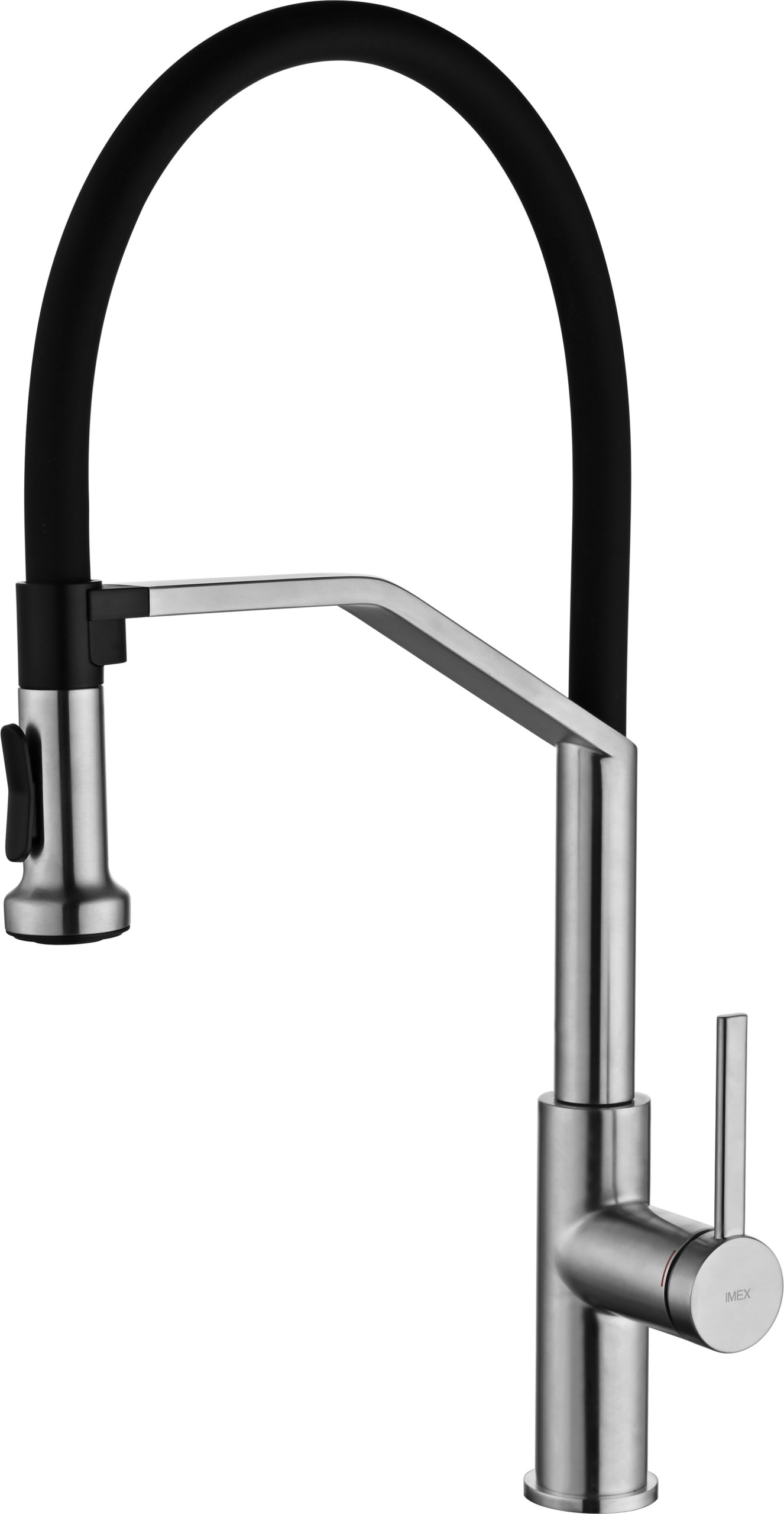 Grifo de cocina Véneto flexible níquel cepillado [ IMEX® ]