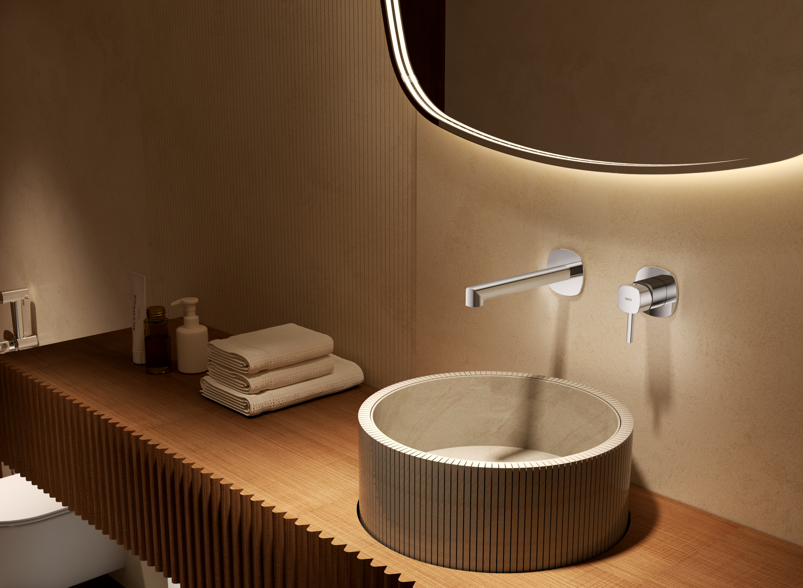 Monomando empotrado lavabo Toscana [ IMEX® ]