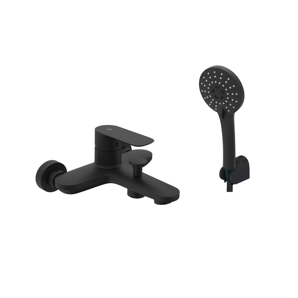 Grupo De Bañera Cassio Negro Con Kit [ GME® ]