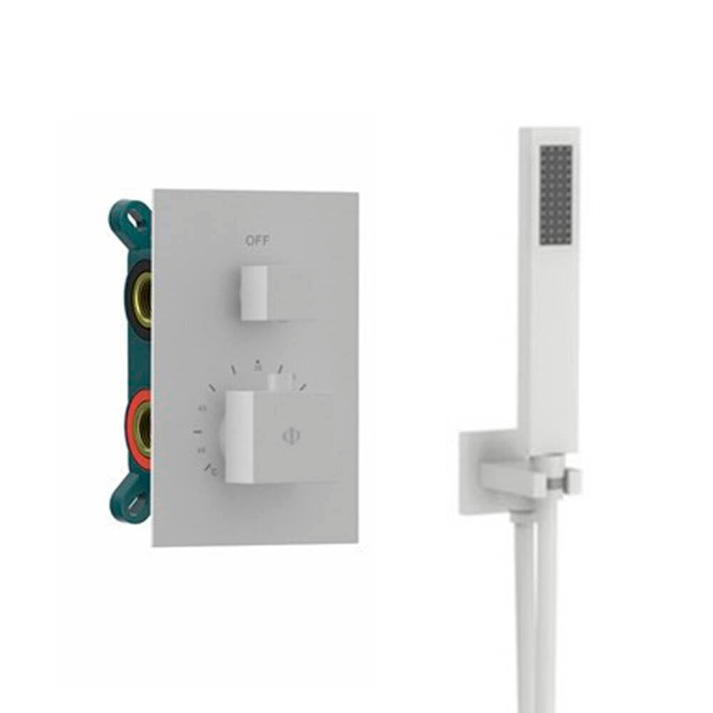 Conjunto Empotrar 2/3 Fun. Termostatico Orion Titanio - GME [ GME® ]