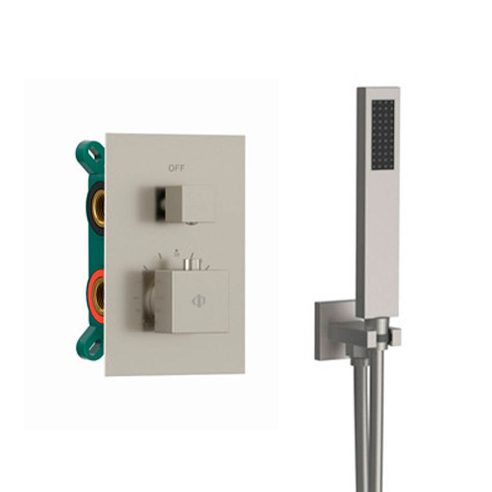 Conjunto Empotrar 2/3 Fun. Termostatico Orion Titanio - GME [ GME® ]