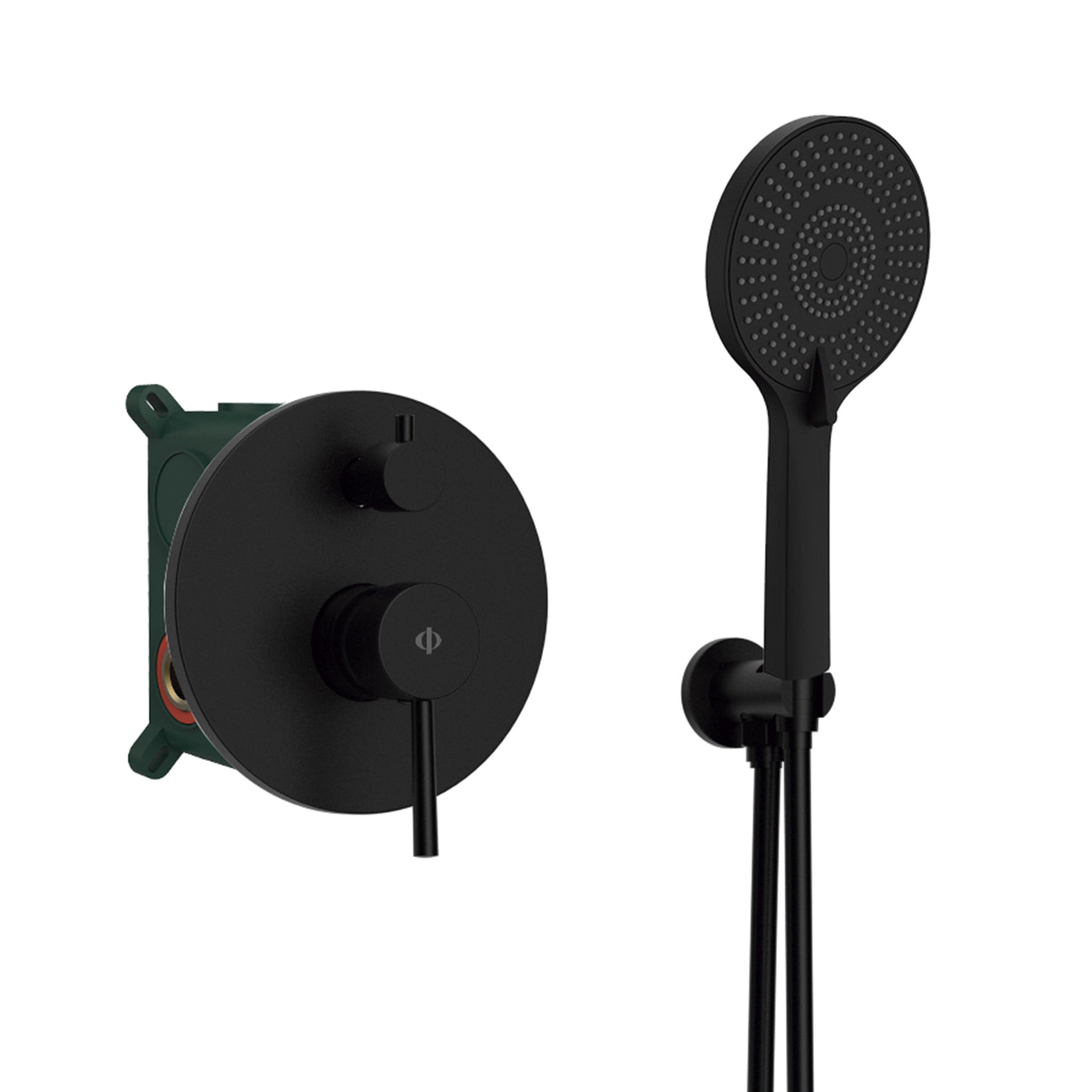 Conjunto Empotrar 2 Fun. Monomando Sirio Negro - GME [ GME® ]