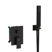 Conjunto Empotrar 2 Fun. Monomando Orion Negro Con K - GME [ GME® ]