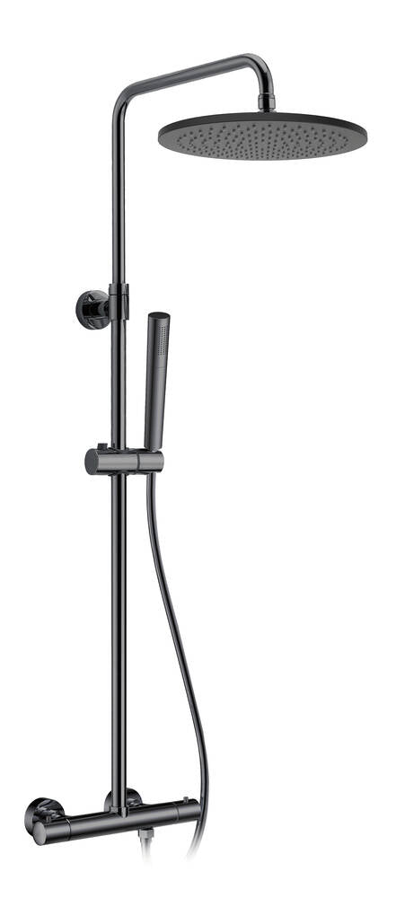 Ducha Round Elite Titanio Termostatica [ GME® ]